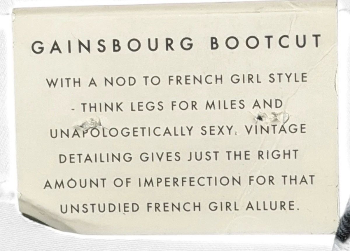 Anthropologie McGuire Jeans Women’s 30 Cropped Raw Hem Button Fly Size 30" / US 8 / IT 44 - 9 Thumbnail