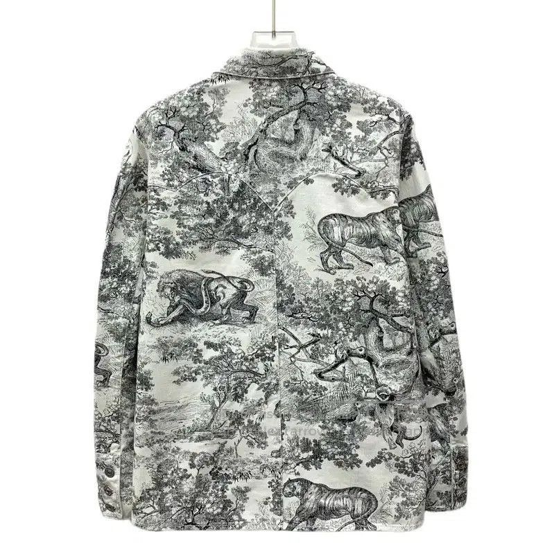 Dior Dior Gray Cotton Jacket for Women . Size S / US 4 / IT 40 - 1 Thumbnail