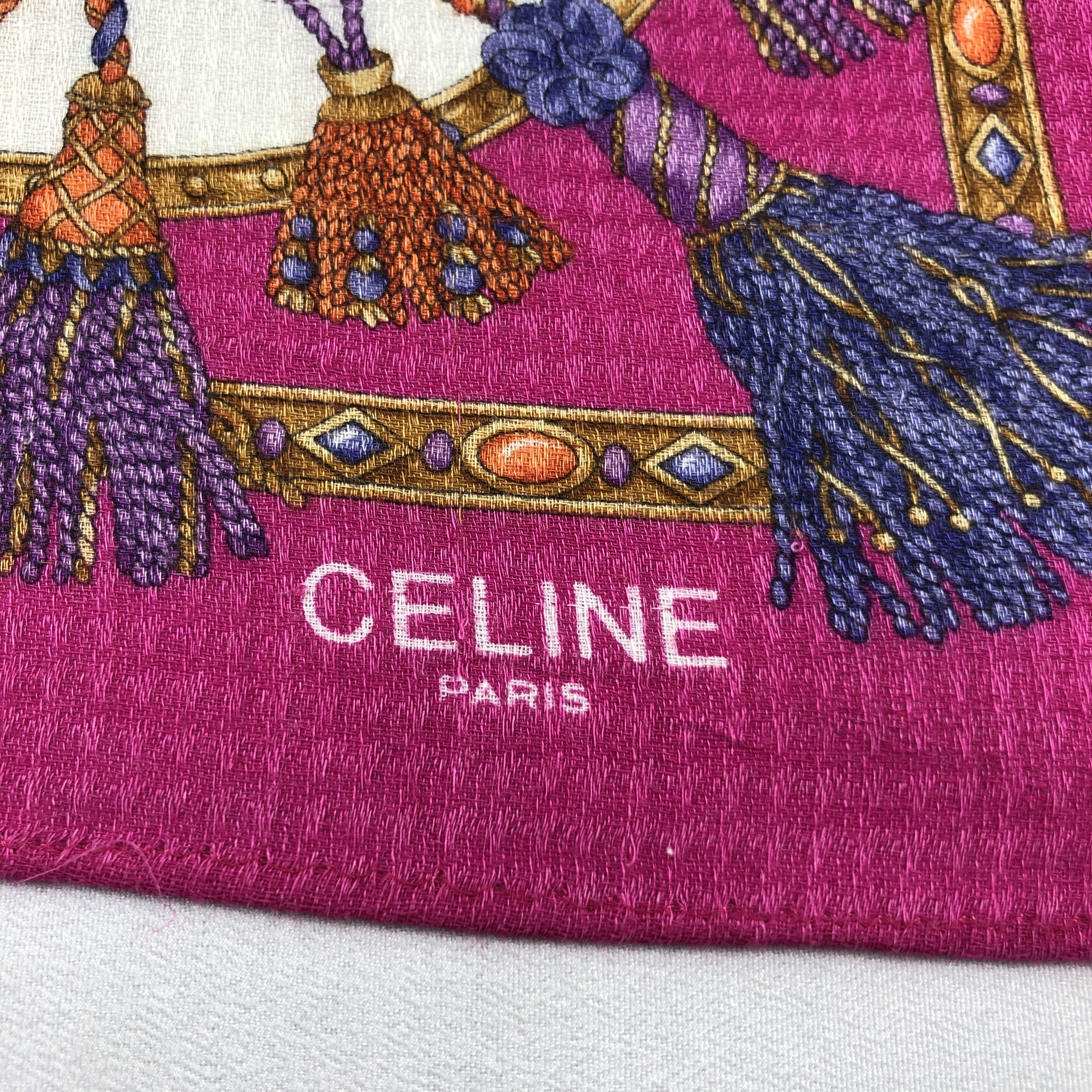 Celine Celine Handkerchief Neckerchief Bandana H3060 Size ONE SIZE - 3 Thumbnail