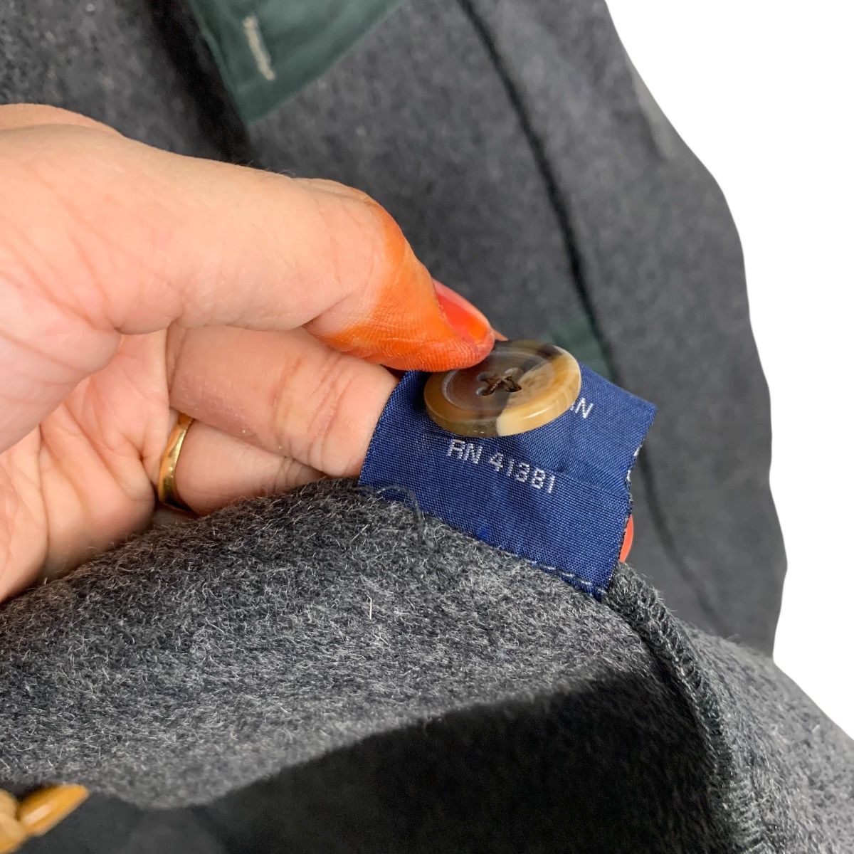 Polo Ralph Lauren 90’s POLO RALPH LAUREN Made in Usa Duffle Coat #3565-C163 Size US M / EU 48-50 / 2 - 17 Thumbnail