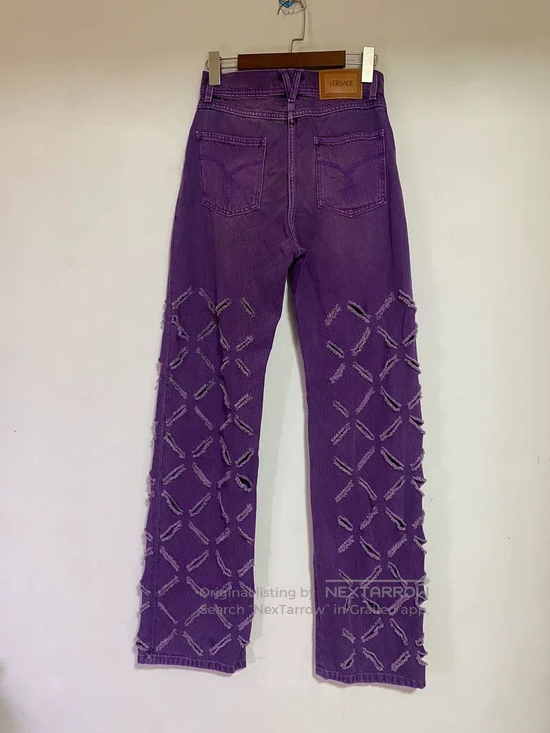 Versace Versace Purple jeans Size 40" / US 18 - 3 Thumbnail
