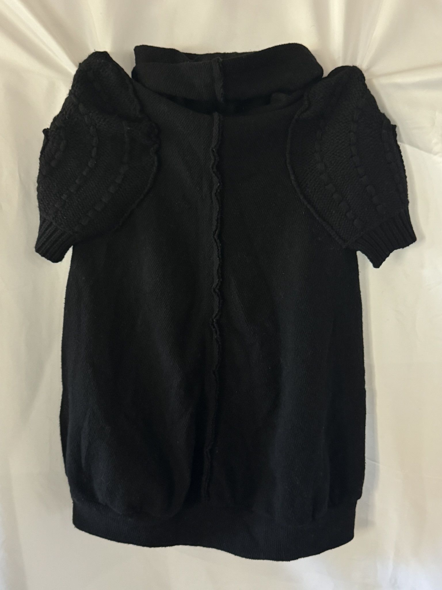 Yohji Yamamoto Vintage Y's Yohji Yamamoto Black Wool Knit Turtleneck Size M / US 6-8 / IT 42-44 - 8 Thumbnail