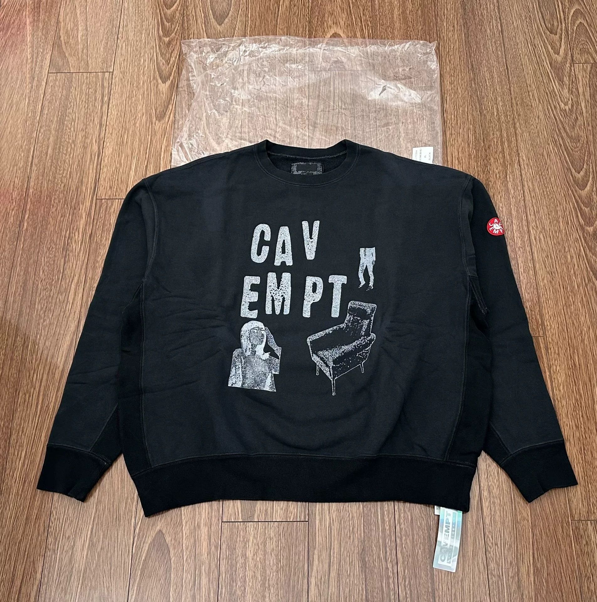 Cav Empt C.E Cav Empt Overdye Crew Neck Sweatshirt | Grailed