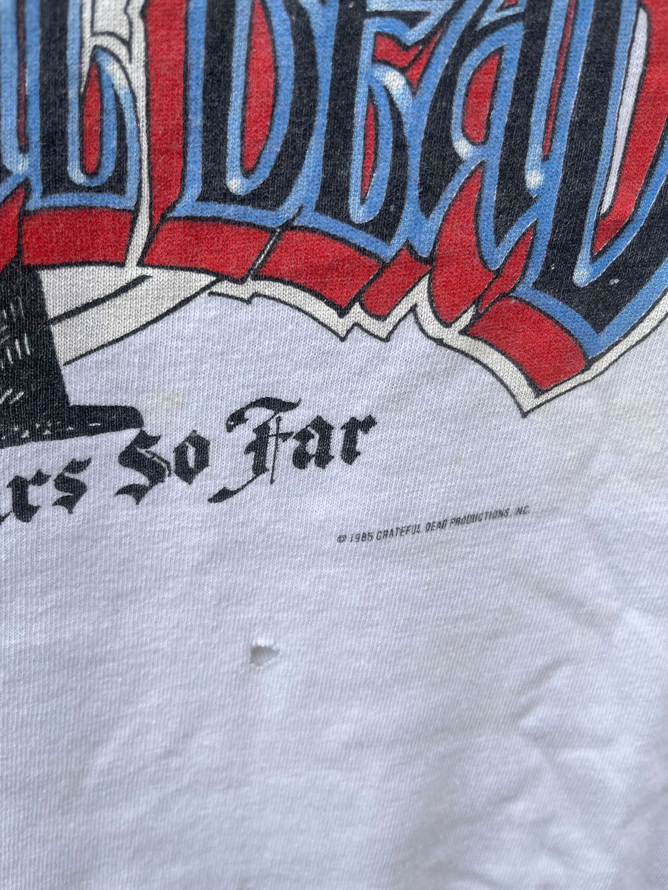 Band Tees Vintage Grateful Dead 80s Rock Promo Tour Single Stitched Size US XL / EU 56 / 4 - 3 Thumbnail