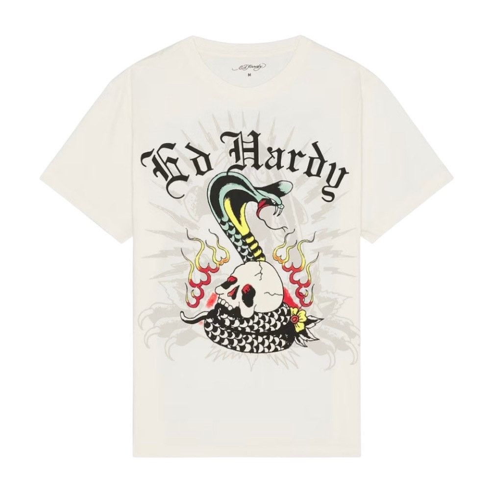 Ed Hardy Ed Hardy Snake Skull Tee Size US M / EU 48-50 / 2 - 1 Thumbnail