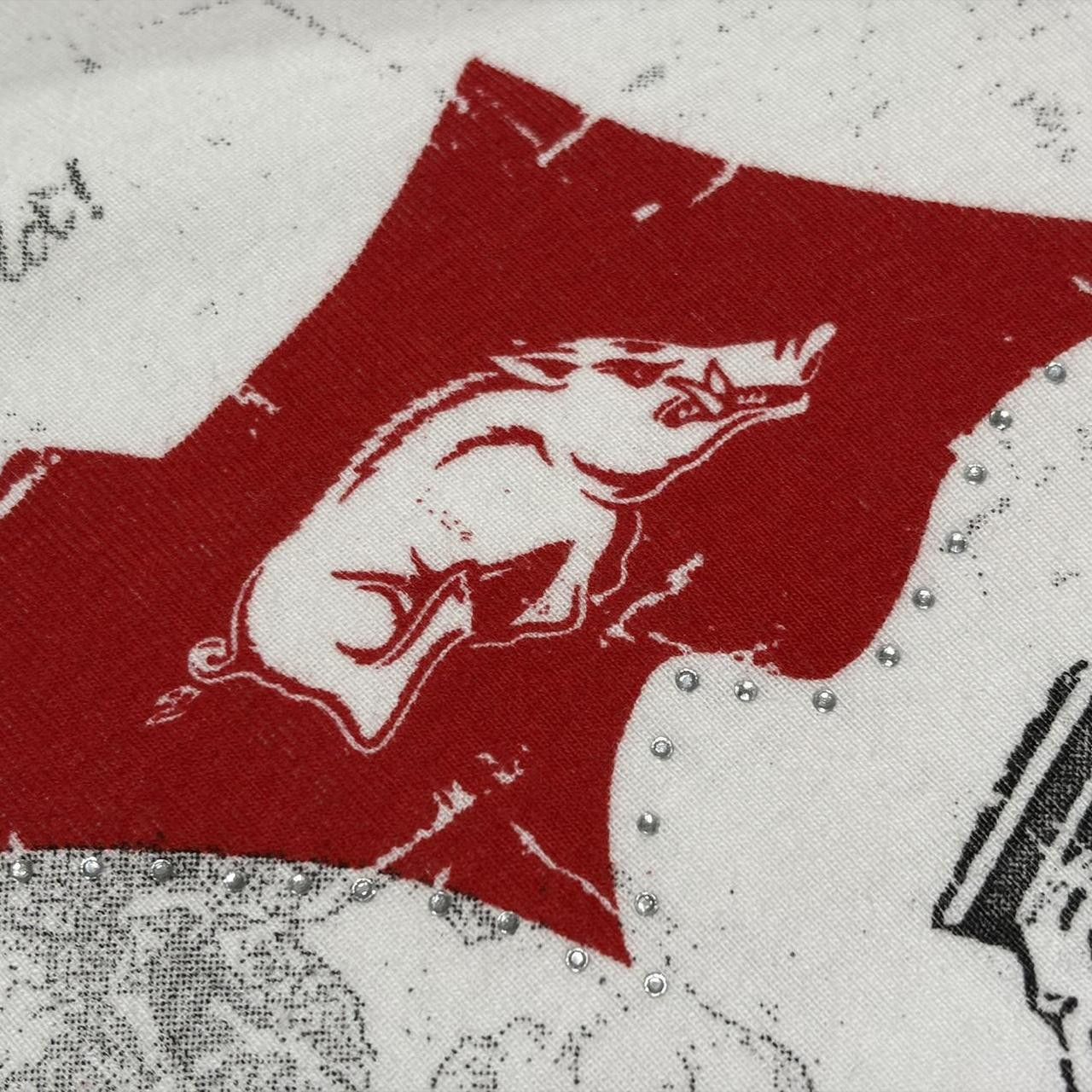 Other Arkansas Razorbacks Womens XL Football Zip Hoodie Vtg Y2K Size XL / US 12-14 / IT 48-50 - 5 Thumbnail