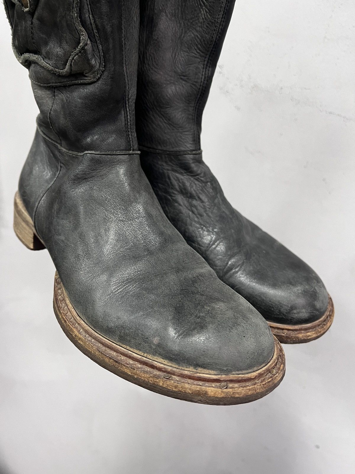 Undercover Moto platform boots 90s Leather Undercover style japanese Size US 7.5 / EU 40-41 - 9 Thumbnail