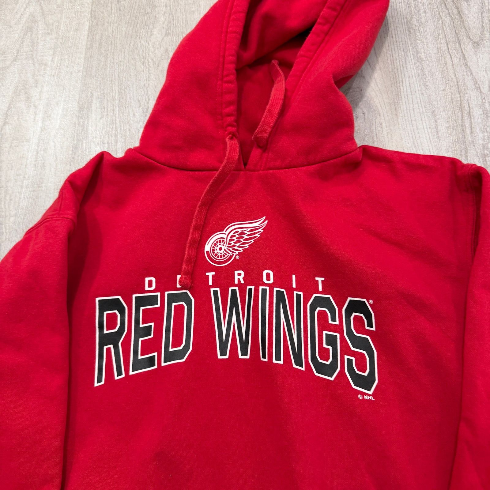 NHL NHL Detroit Red Wings Hoodie Men's Large Red Sweatshirt Size US L / EU 52-54 / 3 - 3 Thumbnail