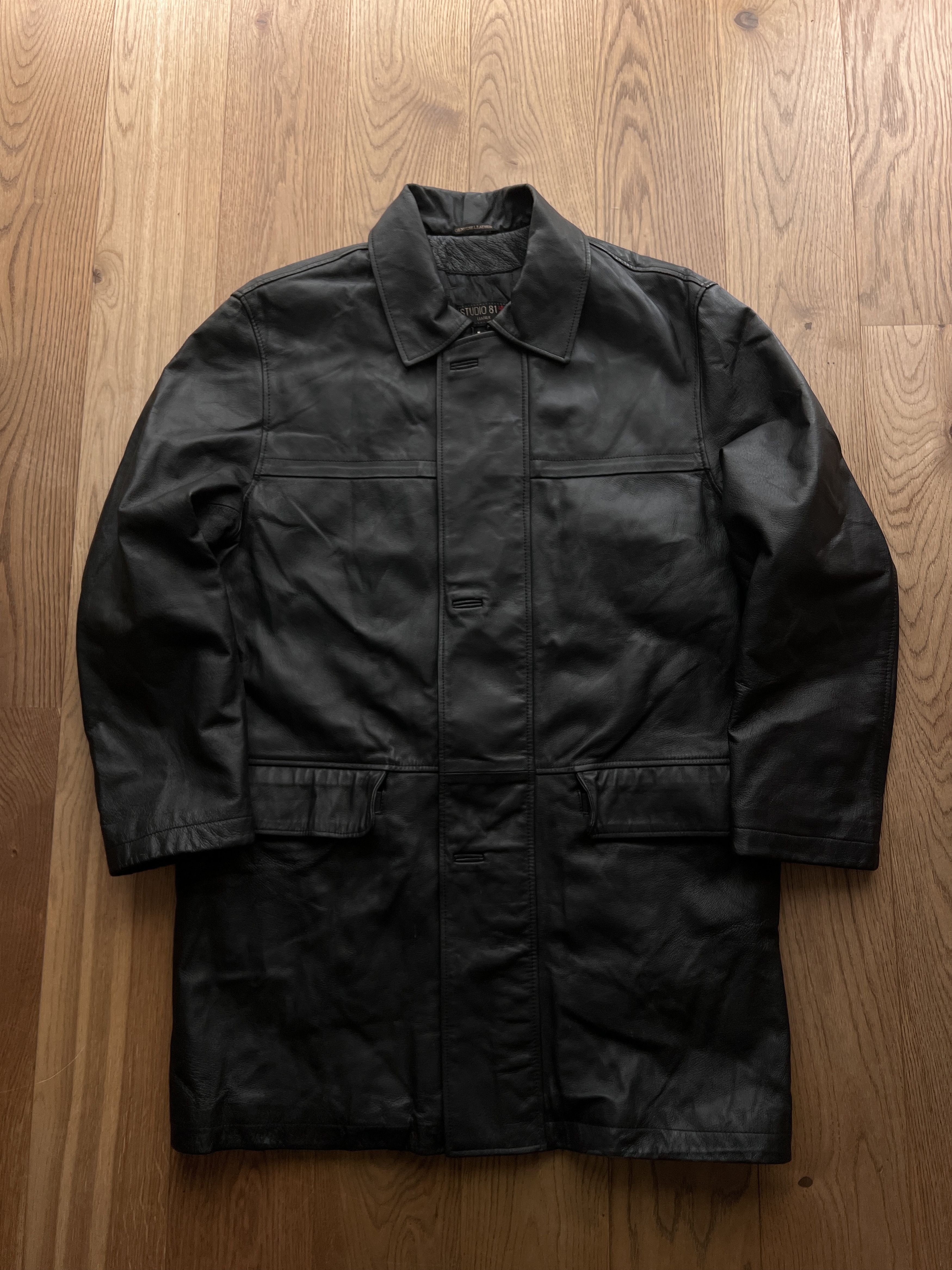 If Six Was Nine 14th Addiction Yohji Yamamoto style leather jacket LGB coat Size US XL / EU 56 / 4 - 3 Thumbnail