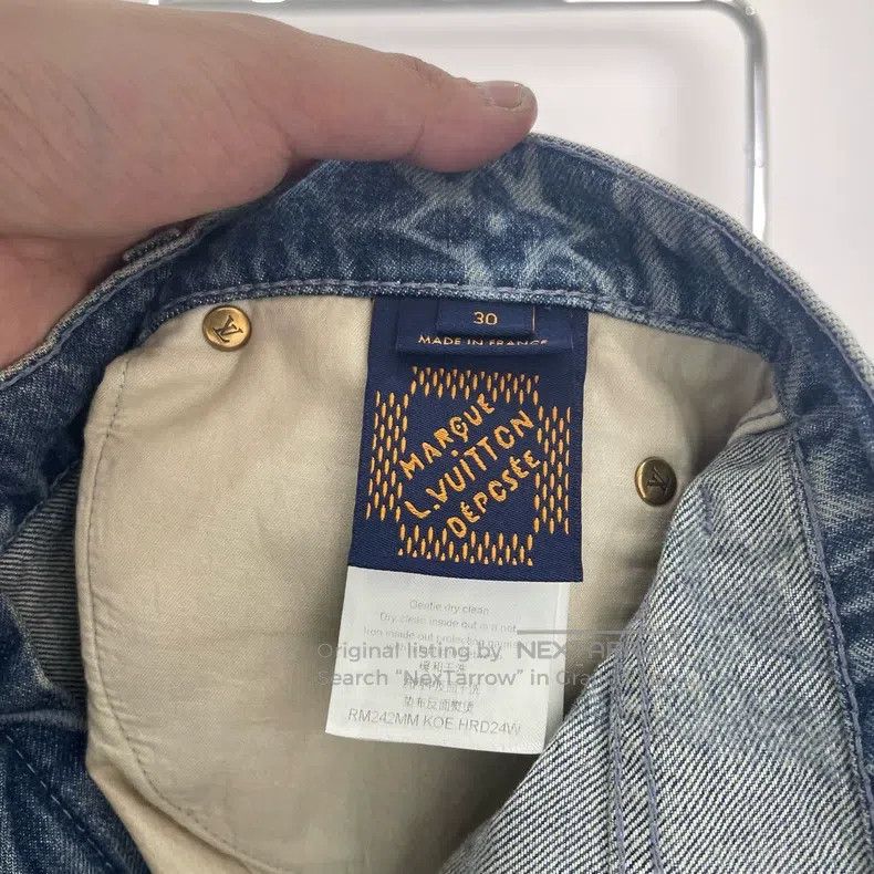 Louis Vuitton Louis Vuitton Full print denim shorts Size US 30 / EU 46 - 3 Thumbnail