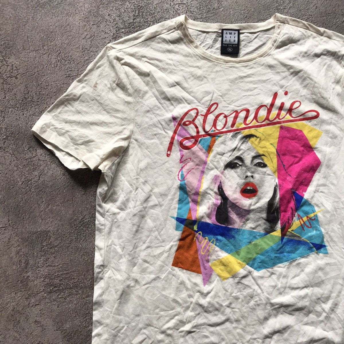 Vintage Vintage 90s Blondie Band Tee Sun Faded Graphic Streetwear XX Size US XXL / EU 58 / 5 - 3 Thumbnail