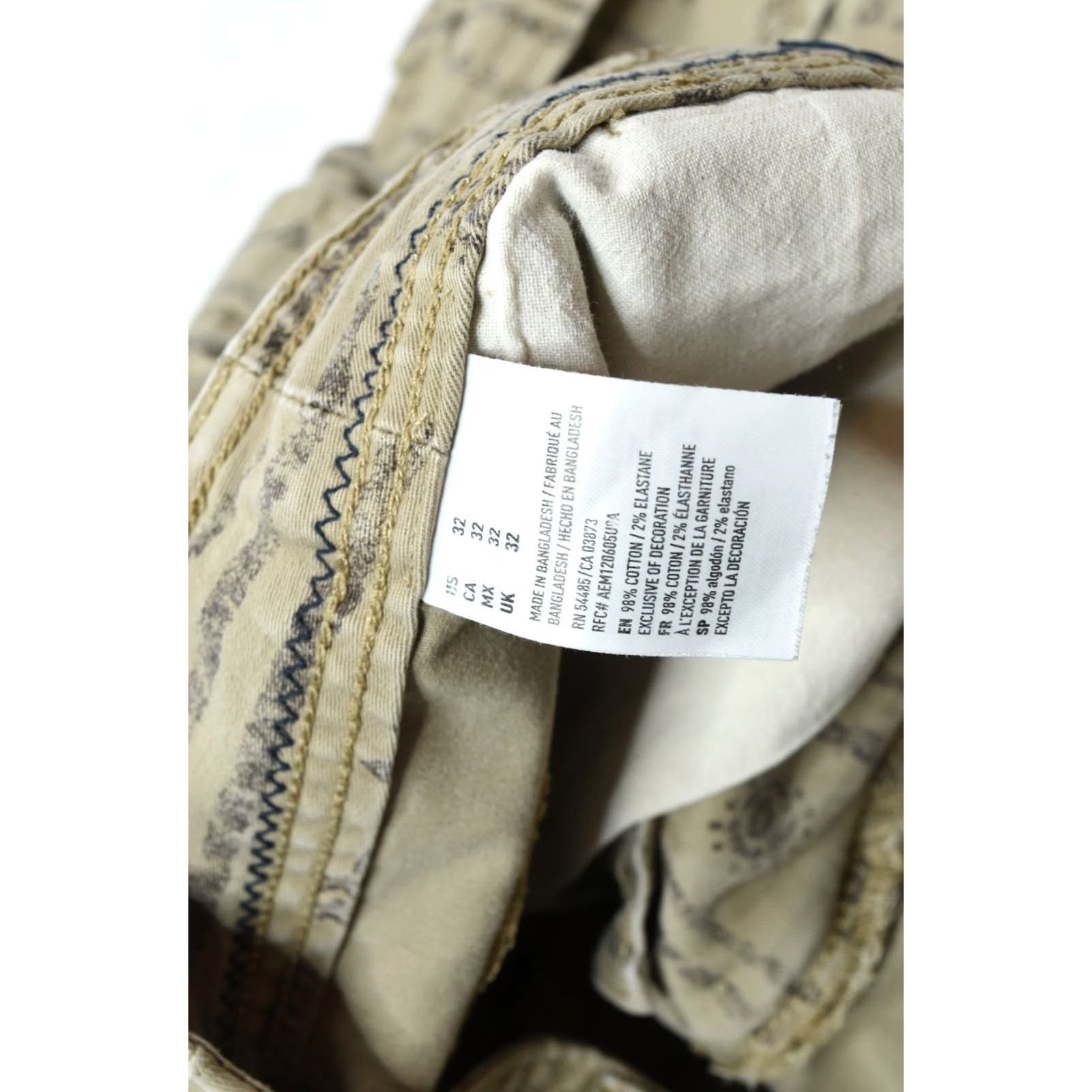American Eagle Outfitters VINTAGE American Eagle Cargo Shorts Mens 32 Beige Aztec Active Flex Cargo Pattern Solid Pockets 10in Inseam Mens Size US 32 / EU 48 - 7 Thumbnail