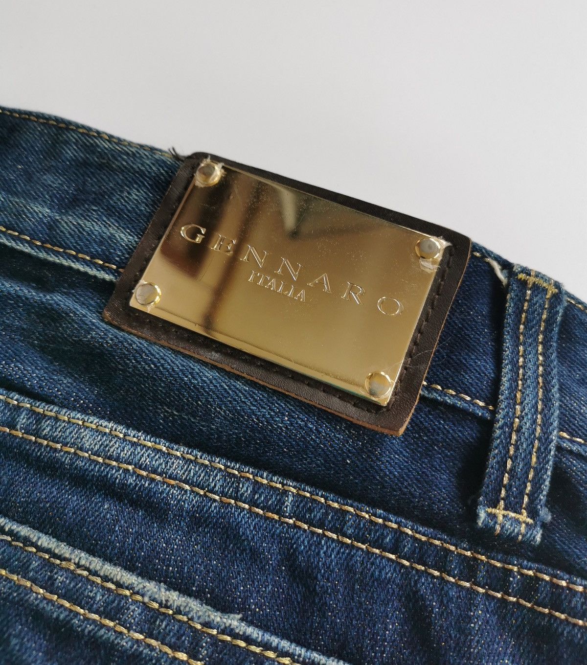 If Six Was Nine Bootcut Flare Gennaro Denim Jeans Size US 31 - 12 Thumbnail