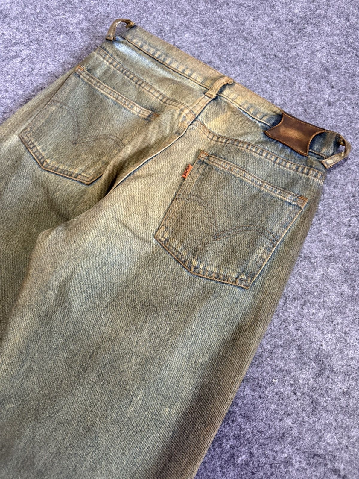 Levi's × Vintage Vintage 90s Levis Orange Tab Muddy Dusty Jeans Size US 28 / EU 44 - 11 Thumbnail