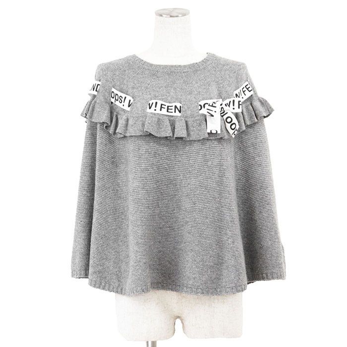 Fendi Fendi Fendi WOW! OOPS! Wool Blend Cape Others Tops DUTY FREE for USA Size ONE SIZE - 1 Thumbnail
