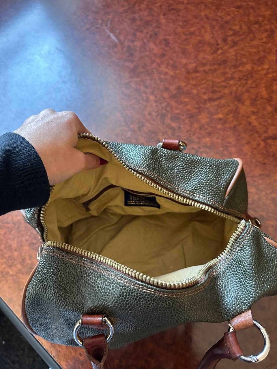 Handmade × Vintage Terrida Tangaroa Briefcase Carrier Leather bag riri 90s Size ONE SIZE - 10 Thumbnail
