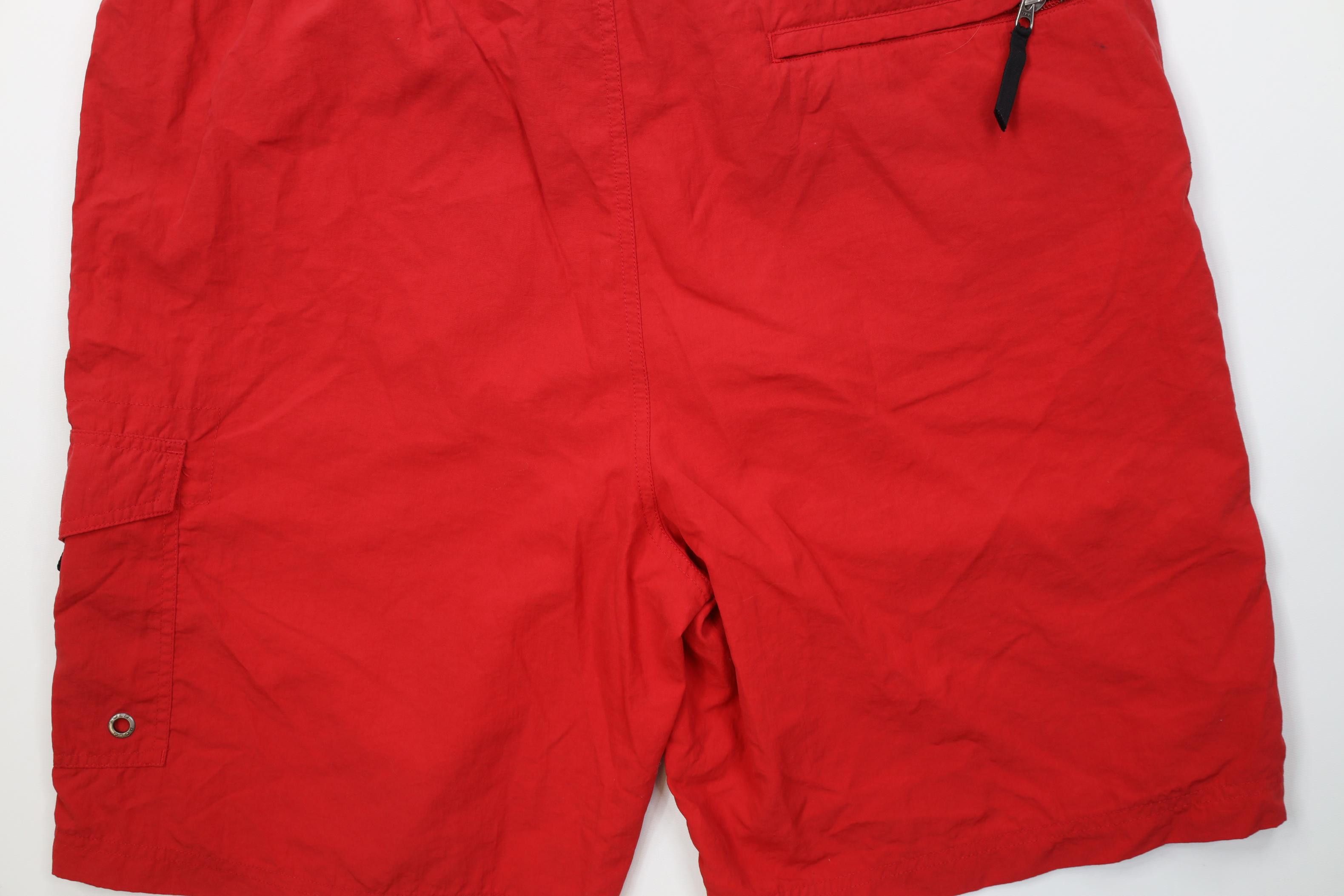 Polo Ralph Lauren Vintage 90s Ralph Lauren Lined Swim Trunks Shorts Red Nylon Size US 34 / EU 50 - 11 Thumbnail