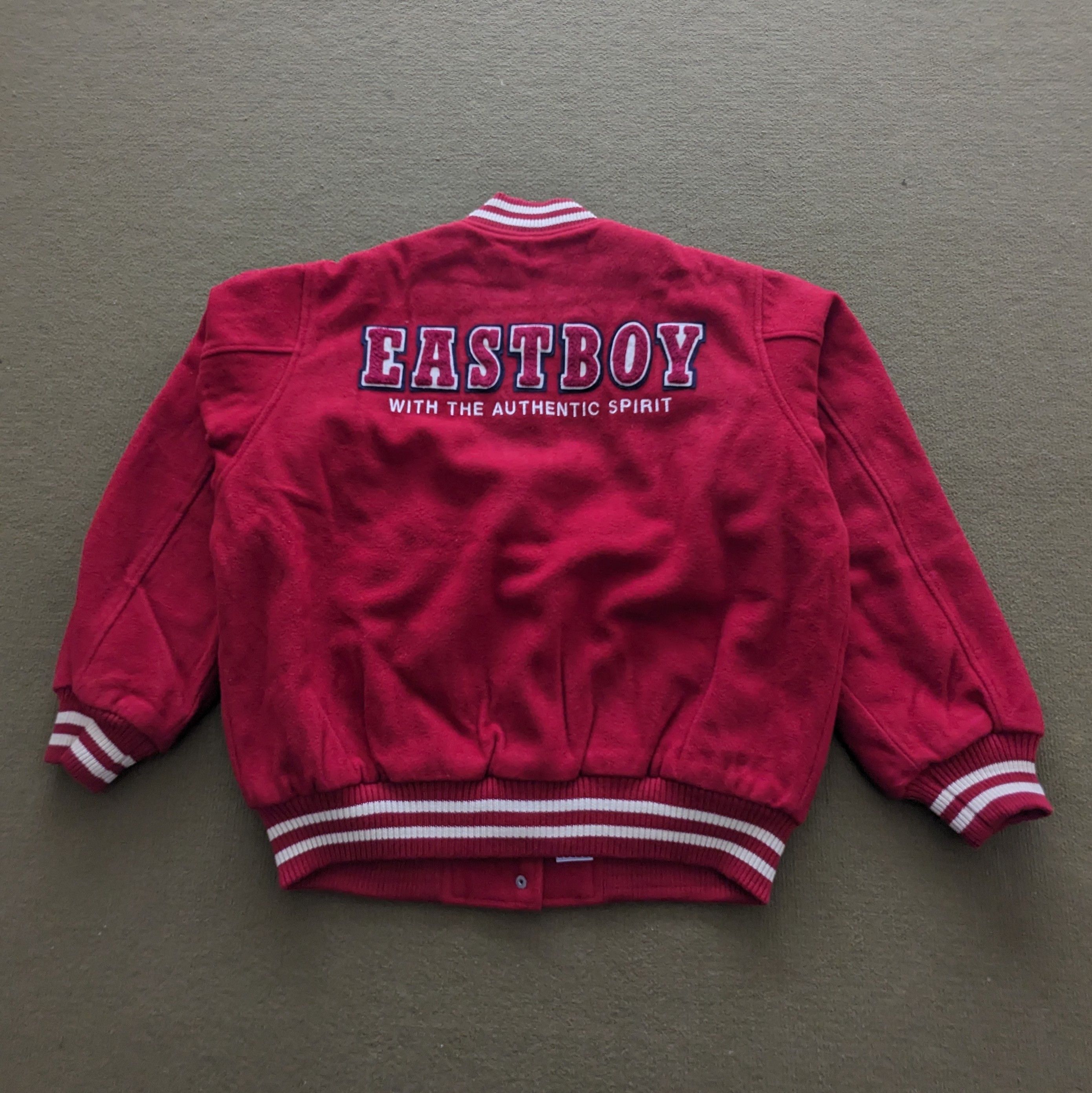 Other Vintage EASTBOY Japanese Brand Varsity Jacket Size US L / EU 52-54 / 3 - 3 Thumbnail