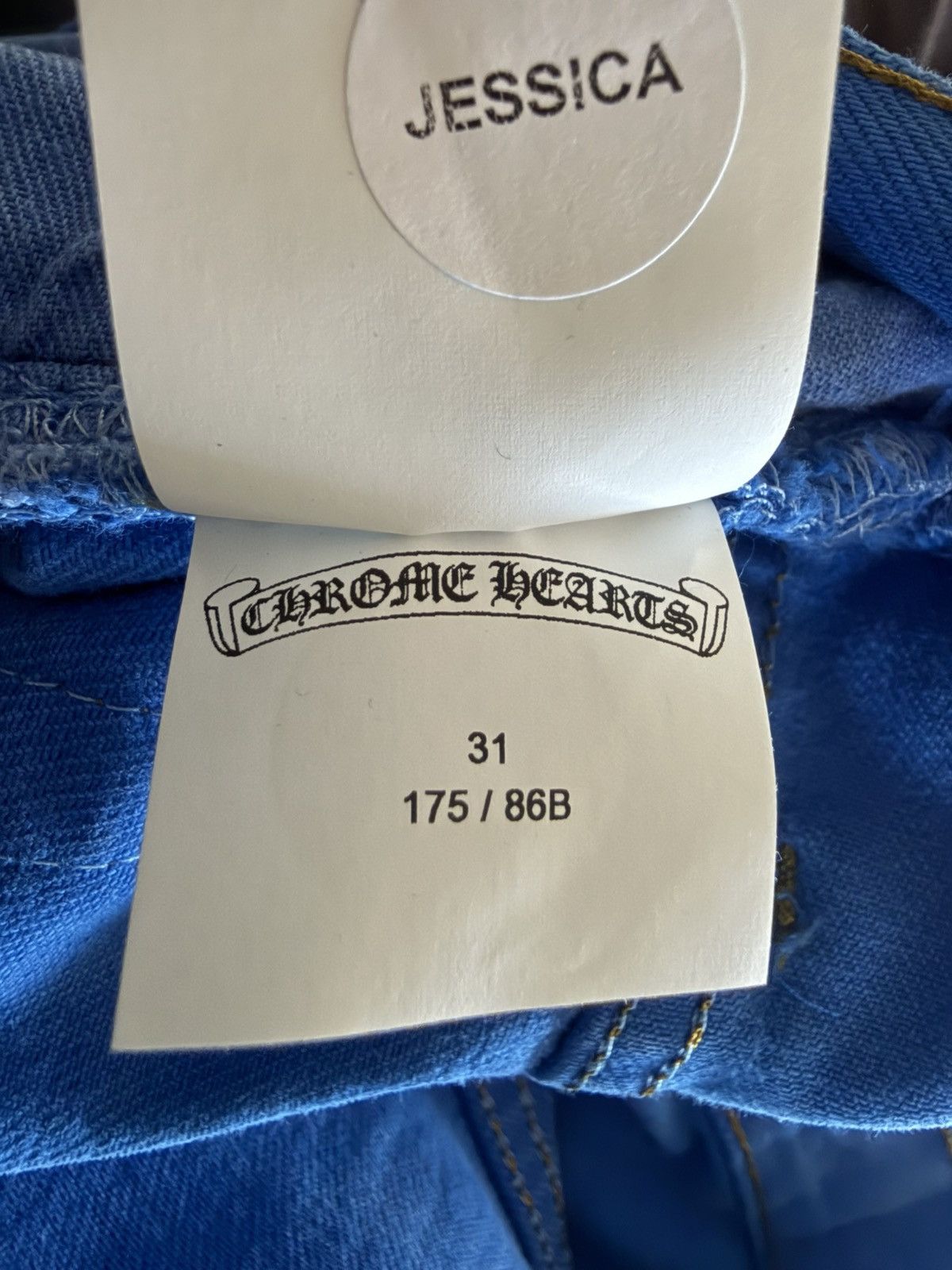 Chrome Hearts Chrome Hearts Drake Patch Levi 501 Size US 31 - 17 Thumbnail