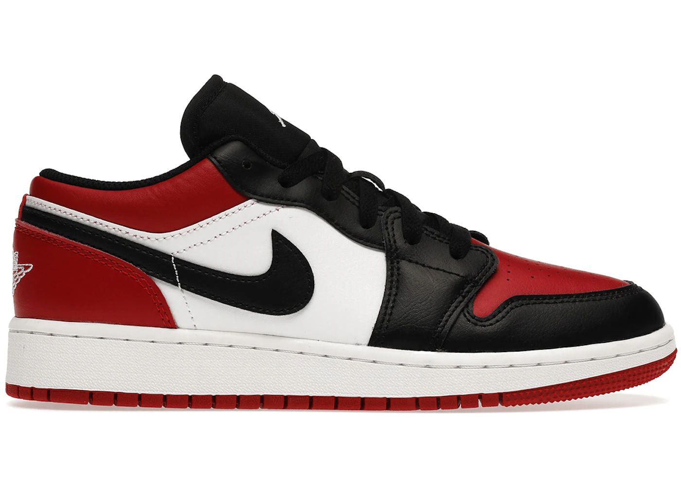 Jordan Brand Jordan 1 Low Bred Toe (GS) Size US 5.5 / EU 38 - 1 Preview