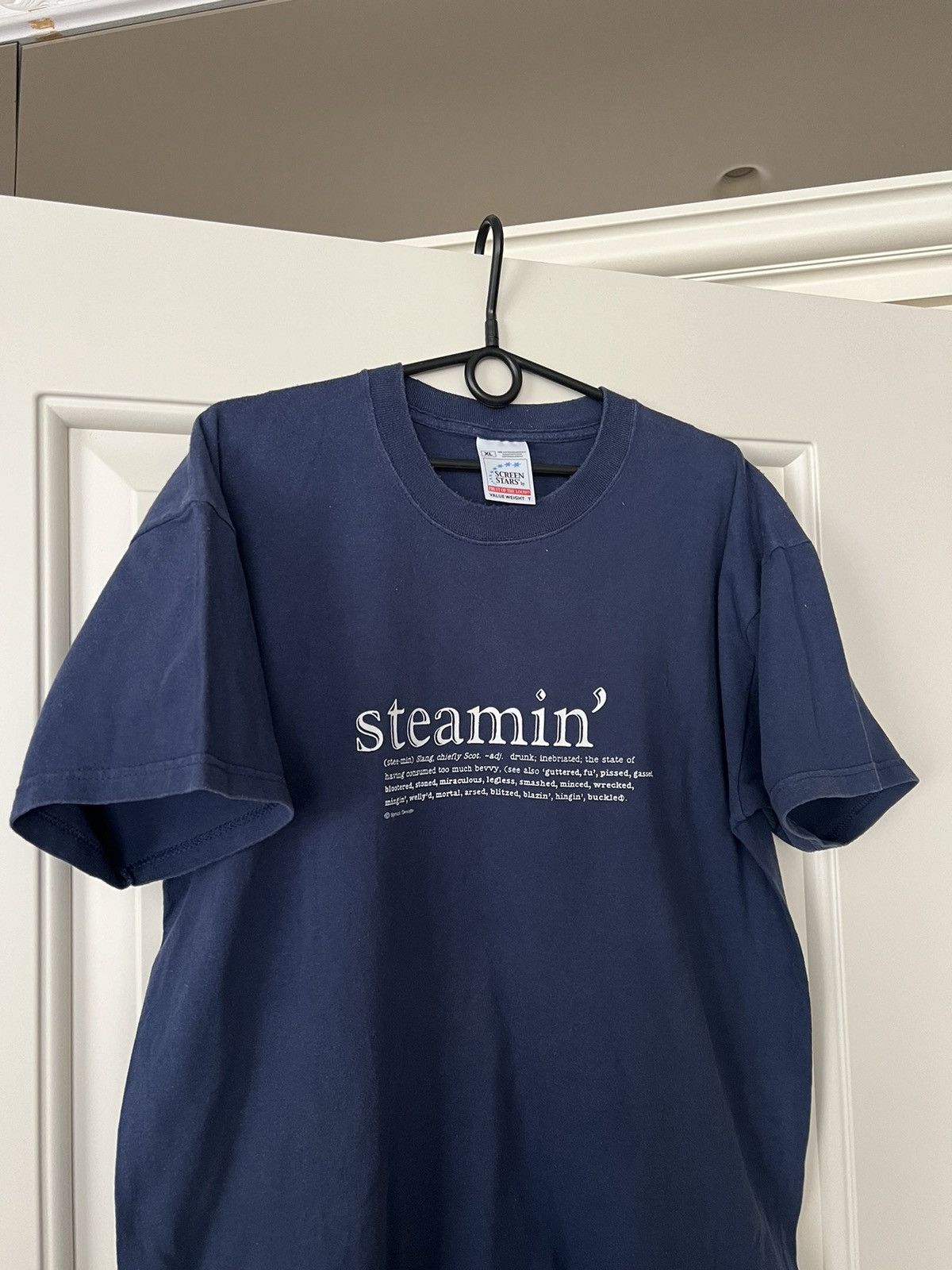 Vintage Vintage Y2K Adult " Steamin " Graphic Humor Tee Size US XL / EU 56 / 4 - 2 Thumbnail