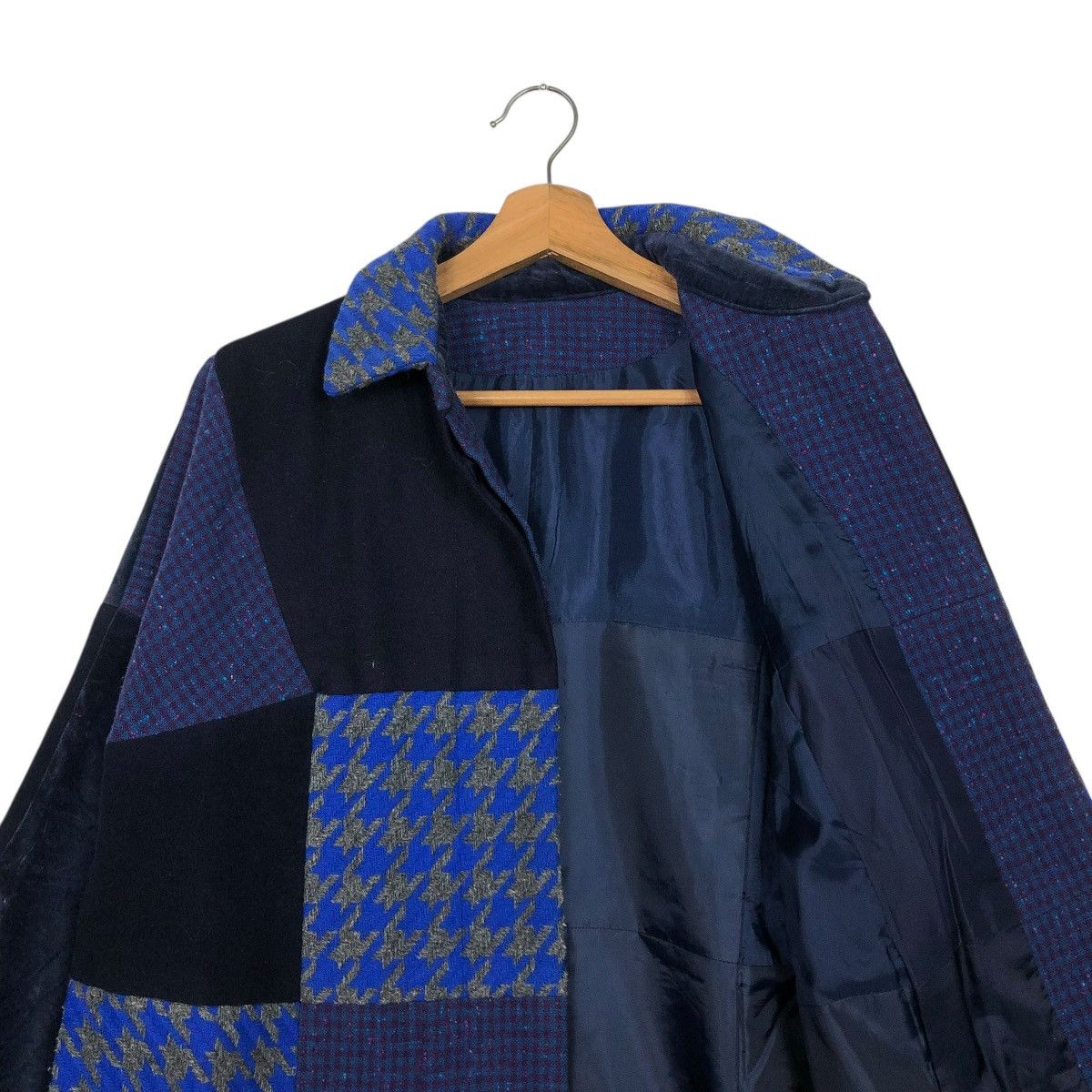 Japanese Brand 🔥VINTAGE CHORE JACKET INDIGO PATCHWORK DESIGN KAPITAL STYLE Size US M / EU 48-50 / 2 - 14 Thumbnail