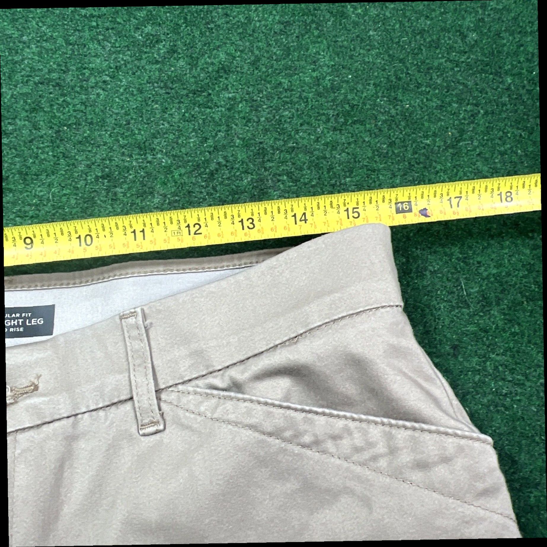 Lee Lee Jeans 10 Medium Beige Regular Fit Straight Leg Mid Rise Flex Motion Womens Size 32" / US 10 / IT 46 - 7 Thumbnail