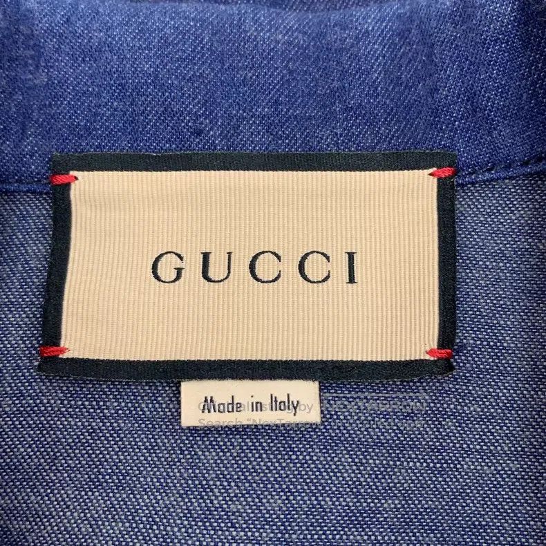Gucci Gucci Dark blue cotton lapel single-breasted three-quarter Size S / US 4 / IT 40 - 5 Thumbnail