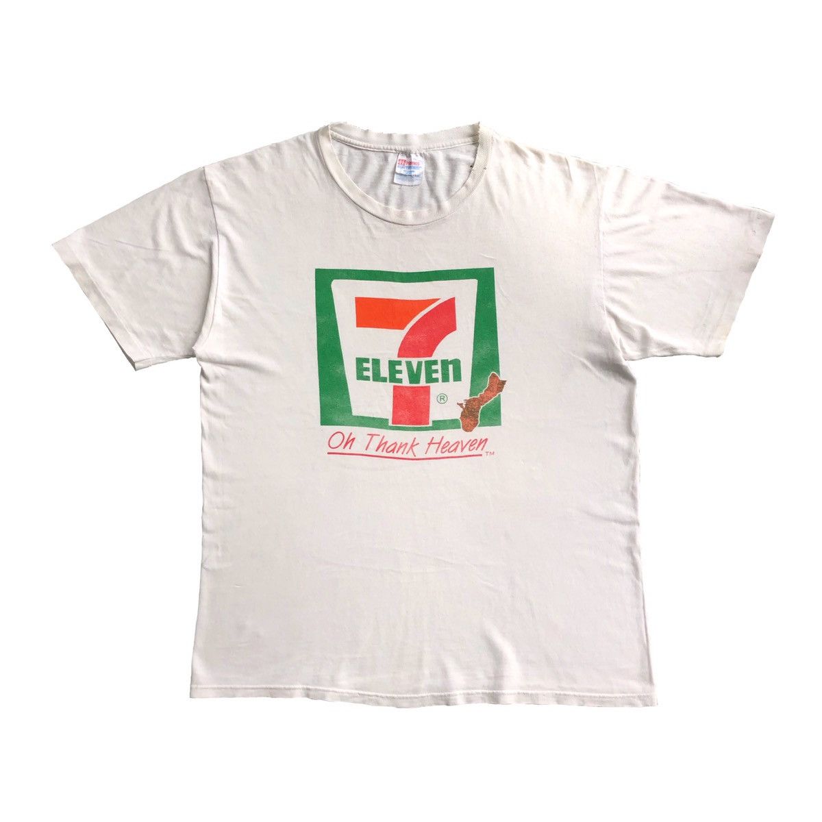 Junk Food × Vintage Vintage 90’s Seven Eleven Shirt Distressed Size US L / EU 52-54 / 3 - 1 Thumbnail