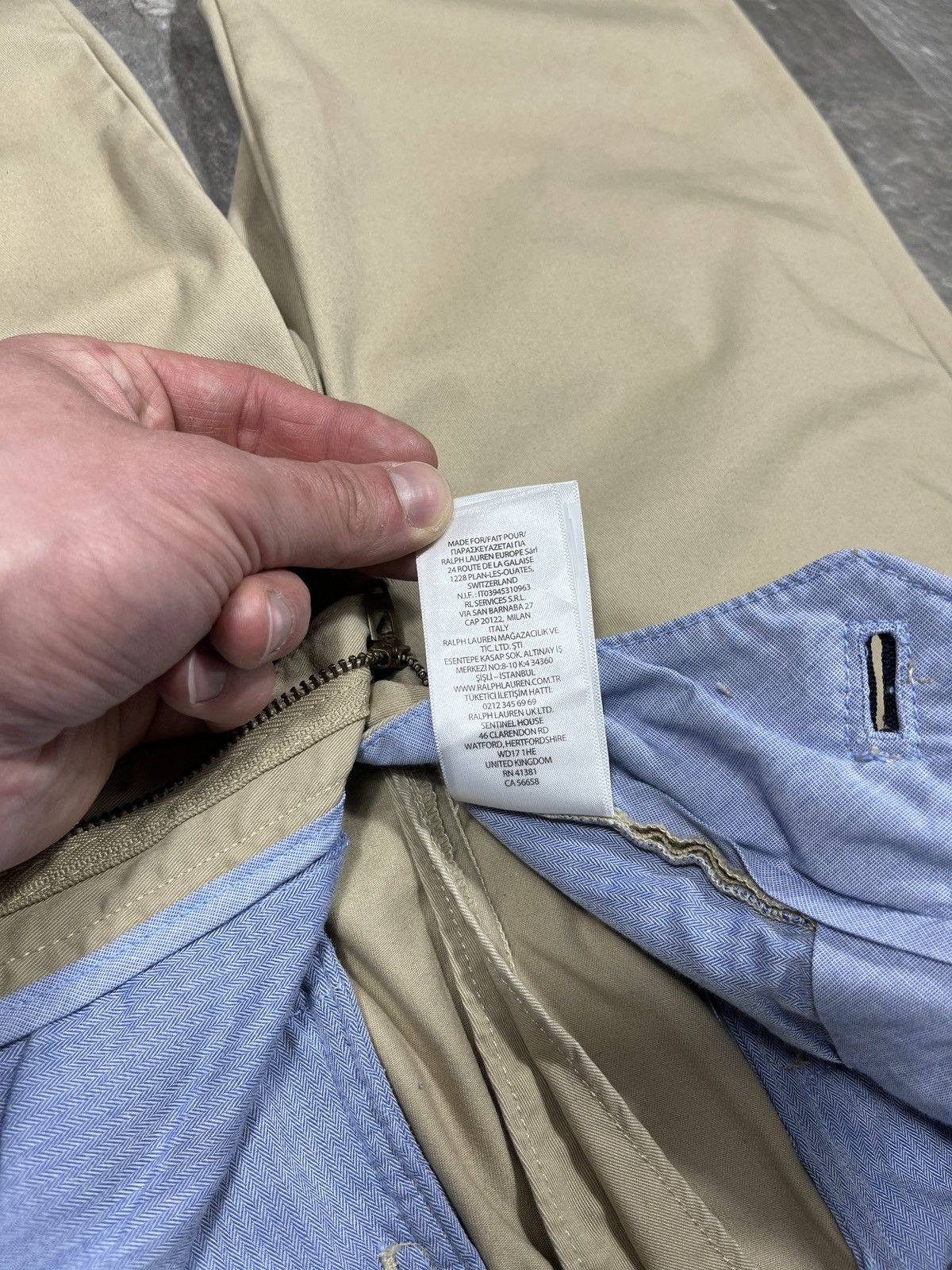 Polo Ralph Lauren Polo Ralph Lauren Chino Beige Pants Size US 30 / EU 46 - 6 Thumbnail