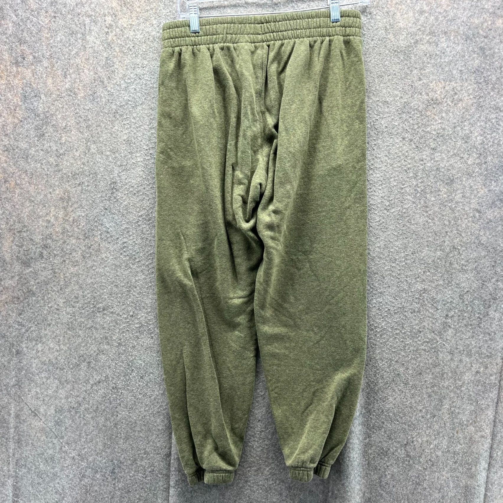Adidas VINTAGE adidas Jogger Mens Medium Green Olive Fleece Sweatpants Trefoil Tapered Pants Regular Size US 31 - 2 Thumbnail