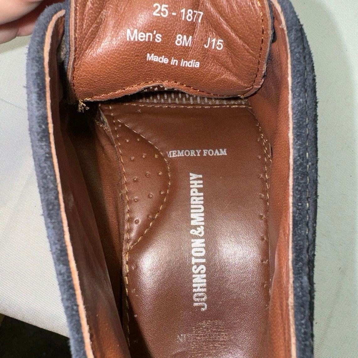 Johnston & Murphy Johnston & Murphy Copeland Navy Suede Chukka Boots Men sz 8M Size US 8 / EU 41 - 5 Thumbnail