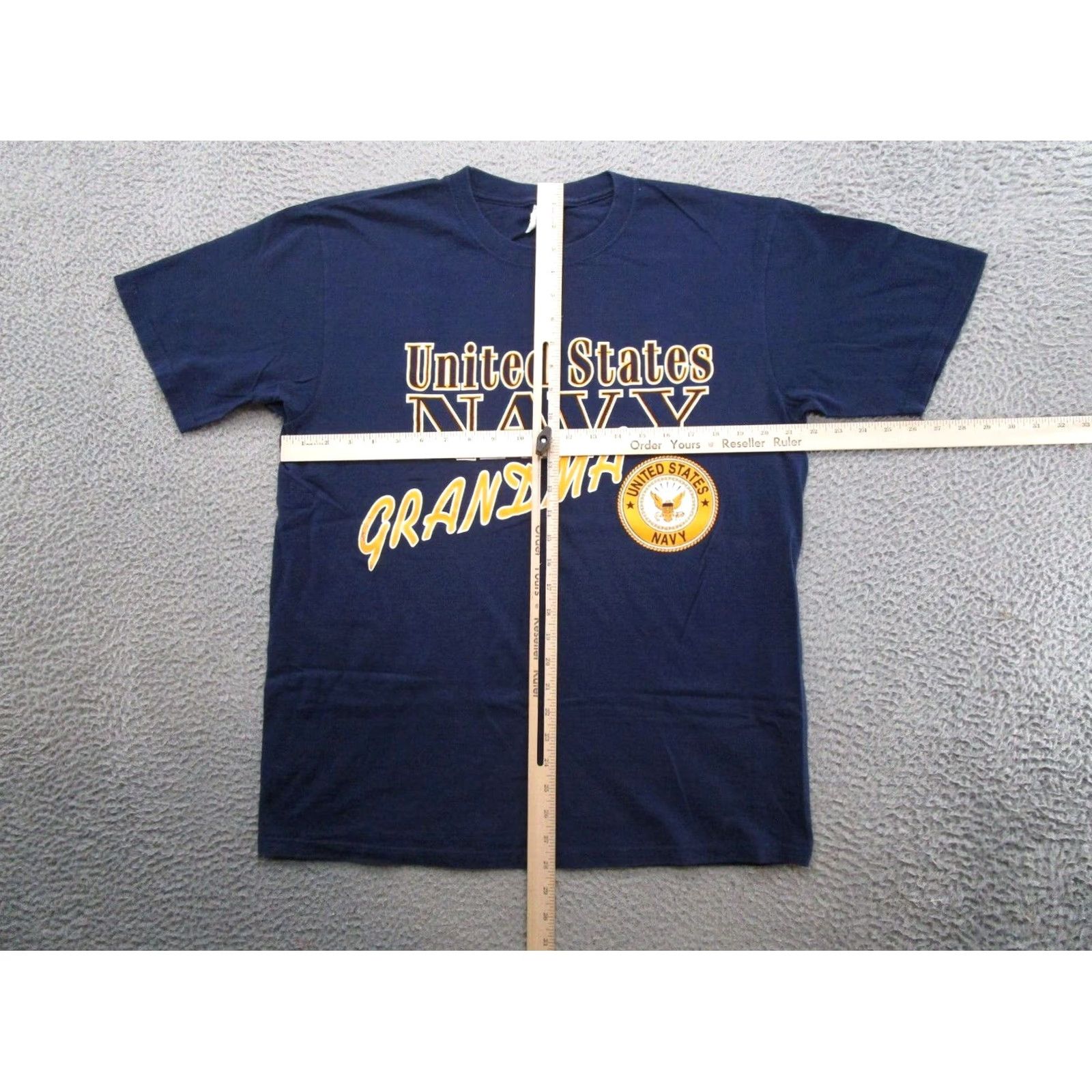 Soffe VINTAGE 90s MJ Soffe US Navy Grandma Blue Graphic T-Shirt Size L USA Made Size US L / EU 52-54 / 3 - 6 Thumbnail