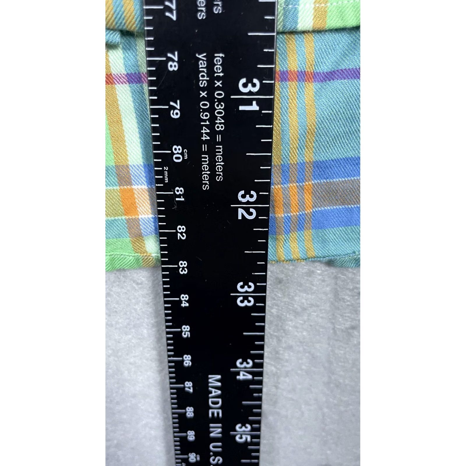 Ralph Lauren Ralph Lauren Shirt Mens Medium Green Plaid Madras Button Down Classic Fit Pony Size US M / EU 48-50 / 2 - 5 Thumbnail