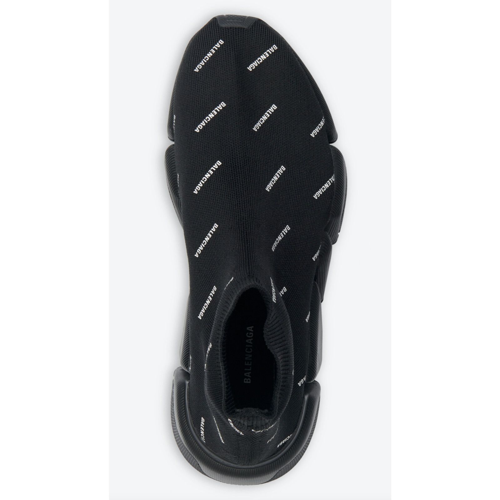 Balenciaga Speed 2.0 All Over Logo High Top Trainer Sock Sneaker 35 Size US 5 / IT 35 - 6 Thumbnail