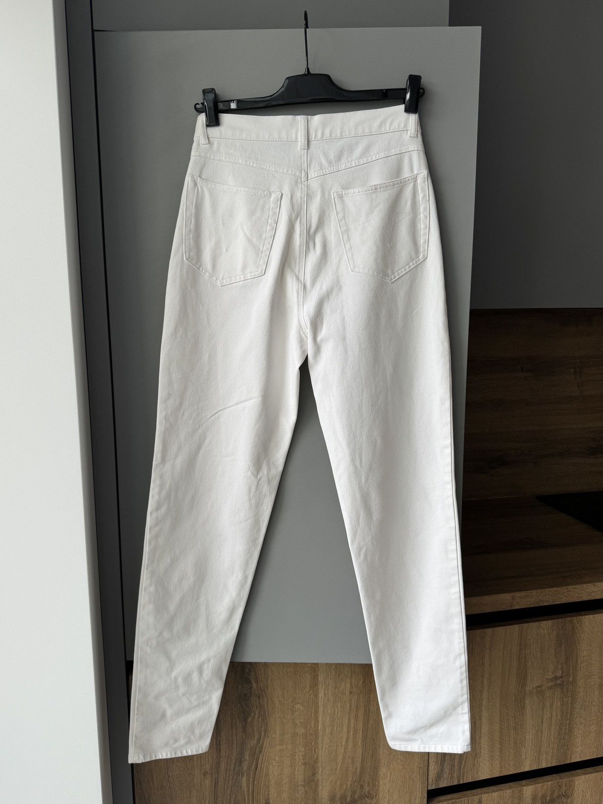 Escada × Escada Sport × Vintage Vintage Escada Sport Women’s Stretchy White Denim Pants Size 26" / US 2 / IT 38 - 4 Thumbnail