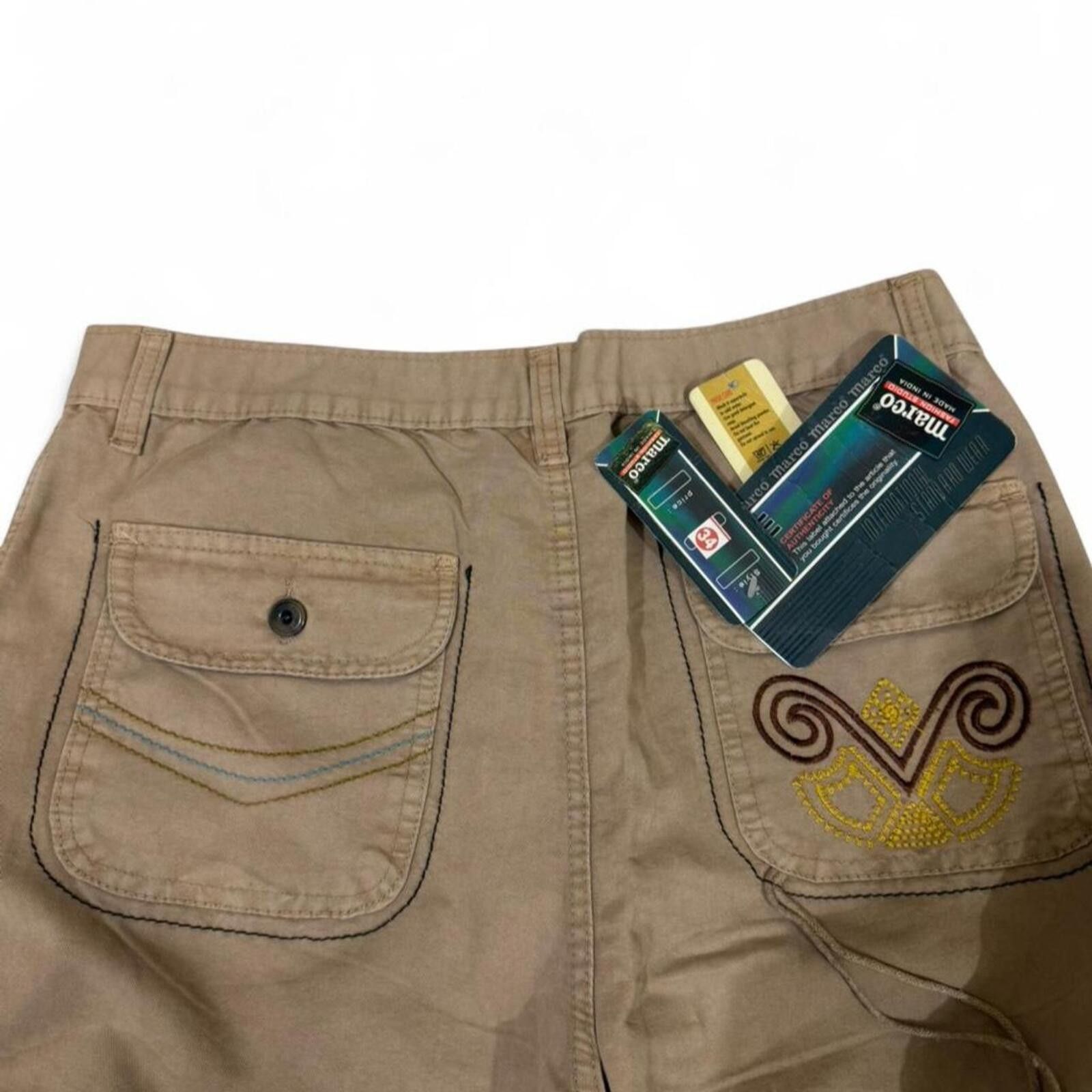 Other Marco cargo wide leg pants with unique design on back pocket Size 32" / US 10 / IT 46 - 3 Thumbnail
