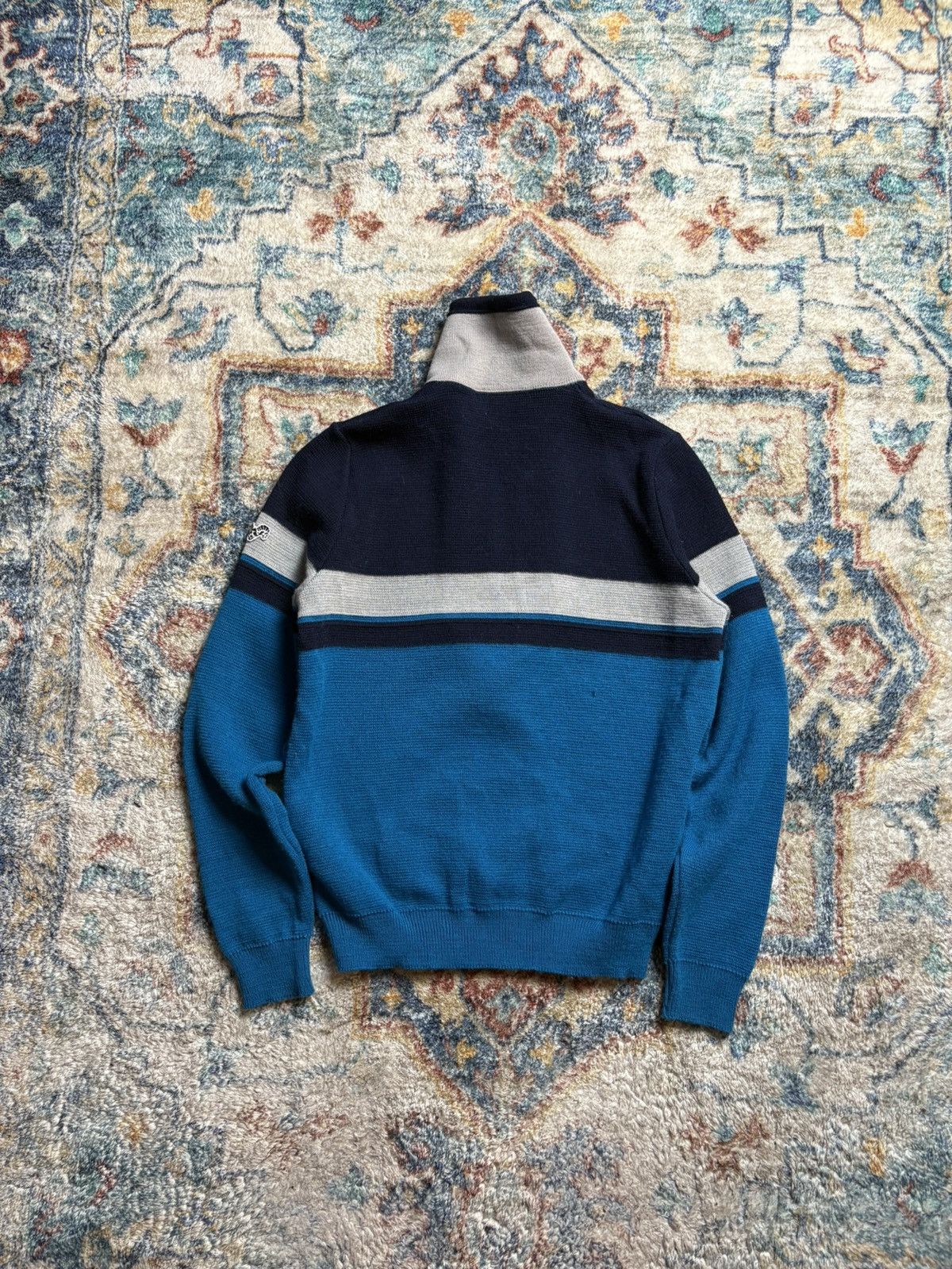 Vintage Vintage White Ram 1/4 Zip-up Pullover Sweater Small Size S / US 4 / IT 40 - 2 Thumbnail