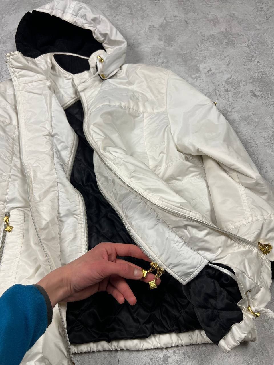 MCM Vintage MCM White Parka Jacket Size L / US 10 / IT 46 - 9 Thumbnail