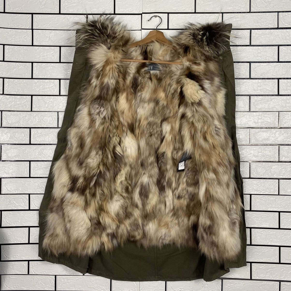 Yves Salomon 🔥PARKA JACKET DESIGN FUR BLANKET ARMY YVES SALOMON Size XS / US 0-2 / IT 36-38 - 15 Thumbnail