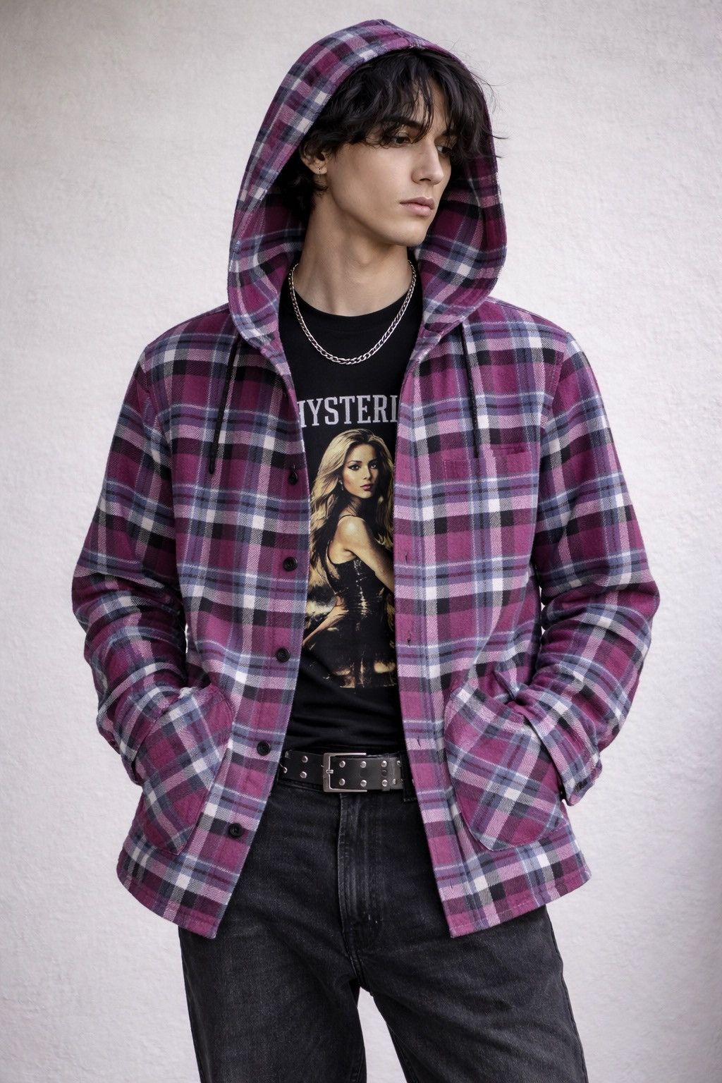 Hysteric Glamour Hysteric Glamour Hooded Plaid Made in Japan Size US S / EU 44-46 / 1 - 1 Thumbnail