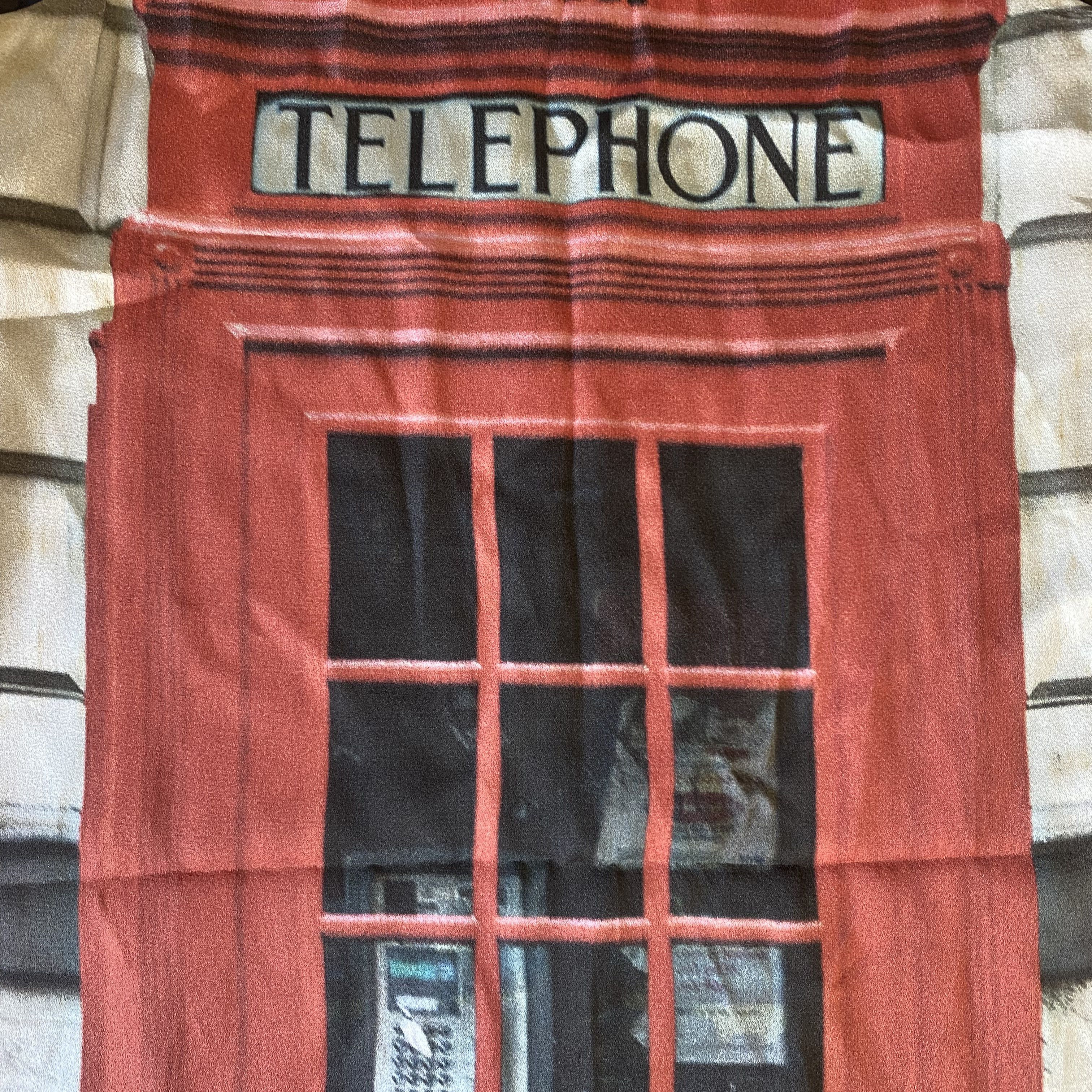 Moschino Cheap and Chic Vintage London Telephone Booth Shift Dess Size S / US 4 / IT 40 - 8 Thumbnail