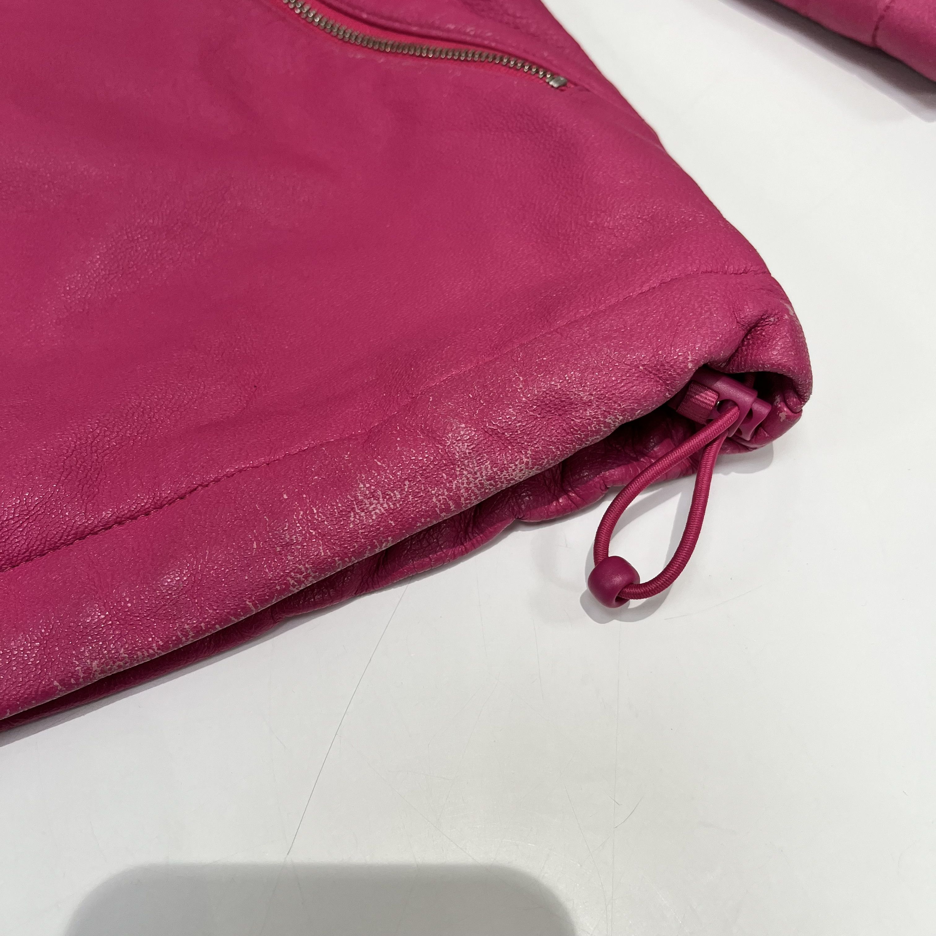 Supreme Supreme GORE-TEX Leather Jacket Magenta Size US S / EU 44-46 / 1 - 6 Thumbnail