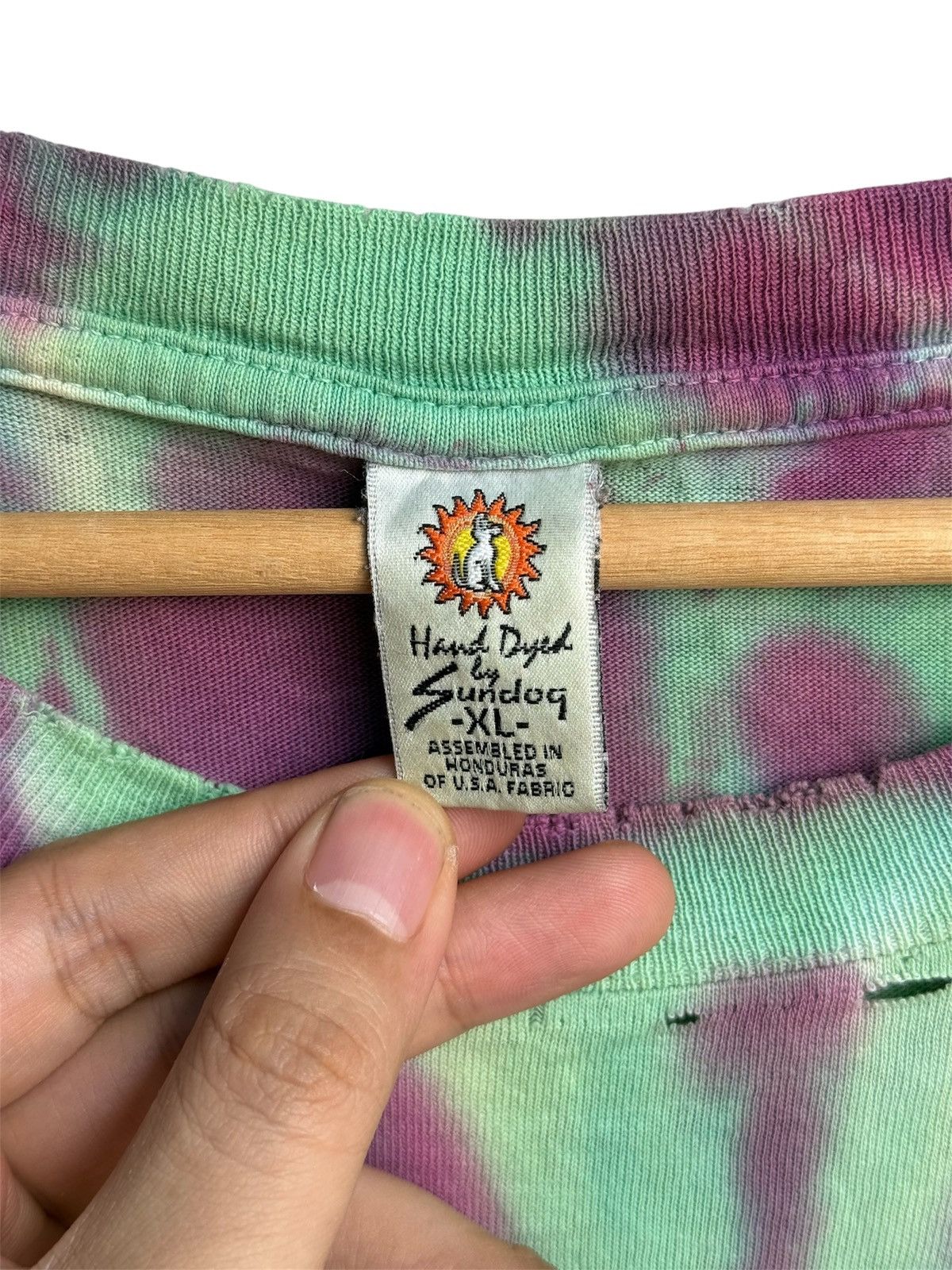 Band Tees Vintage Trashed GRATEFUL DEAD thirty years Tye Dye Tee Size US XL / EU 56 / 4 - 3 Thumbnail