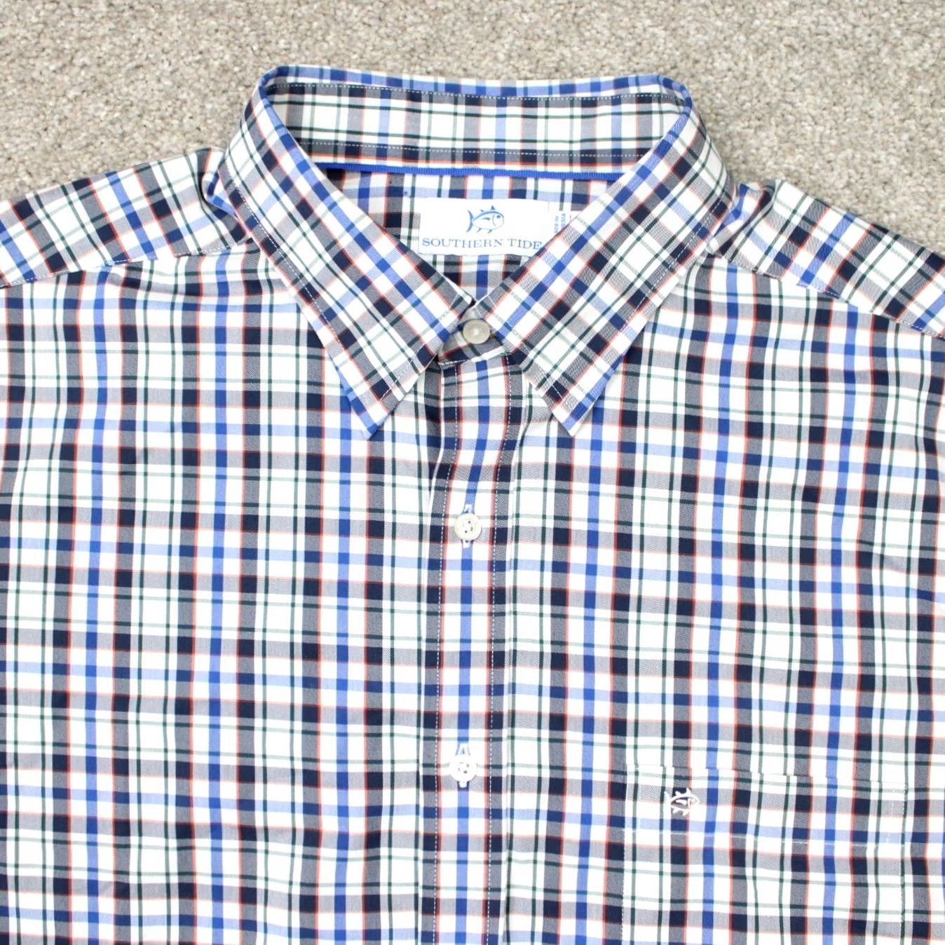 Southern Tide Southern Tide Shirt Men XL Plaid Charleston Button-Up Long Sleeve Multicolor Size US XL / EU 56 / 4 - 4 Thumbnail
