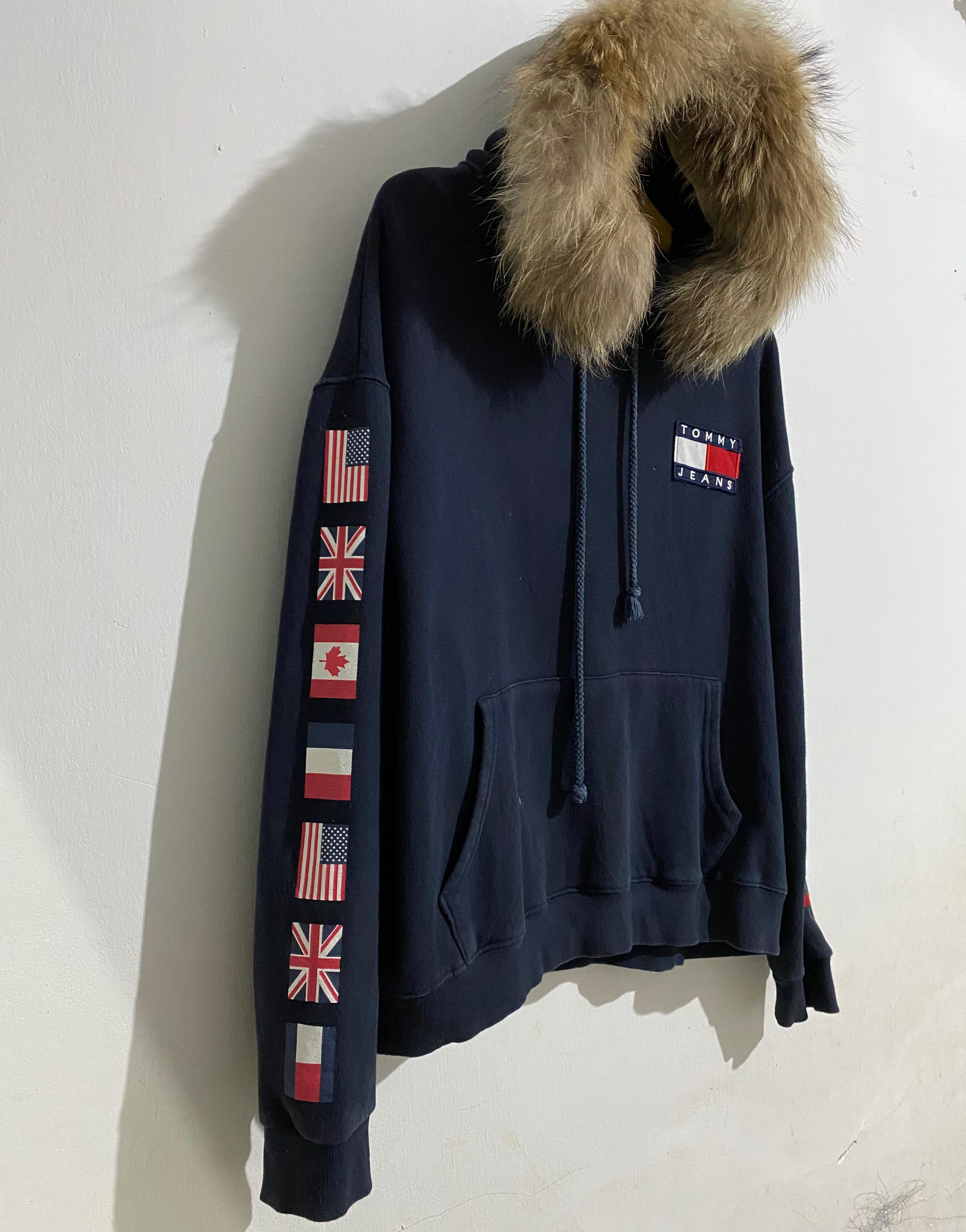 Tommy Hilfiger Vintage Tommy hilfiger flag hoodie Size US L / EU 52-54 / 3 - 3 Thumbnail