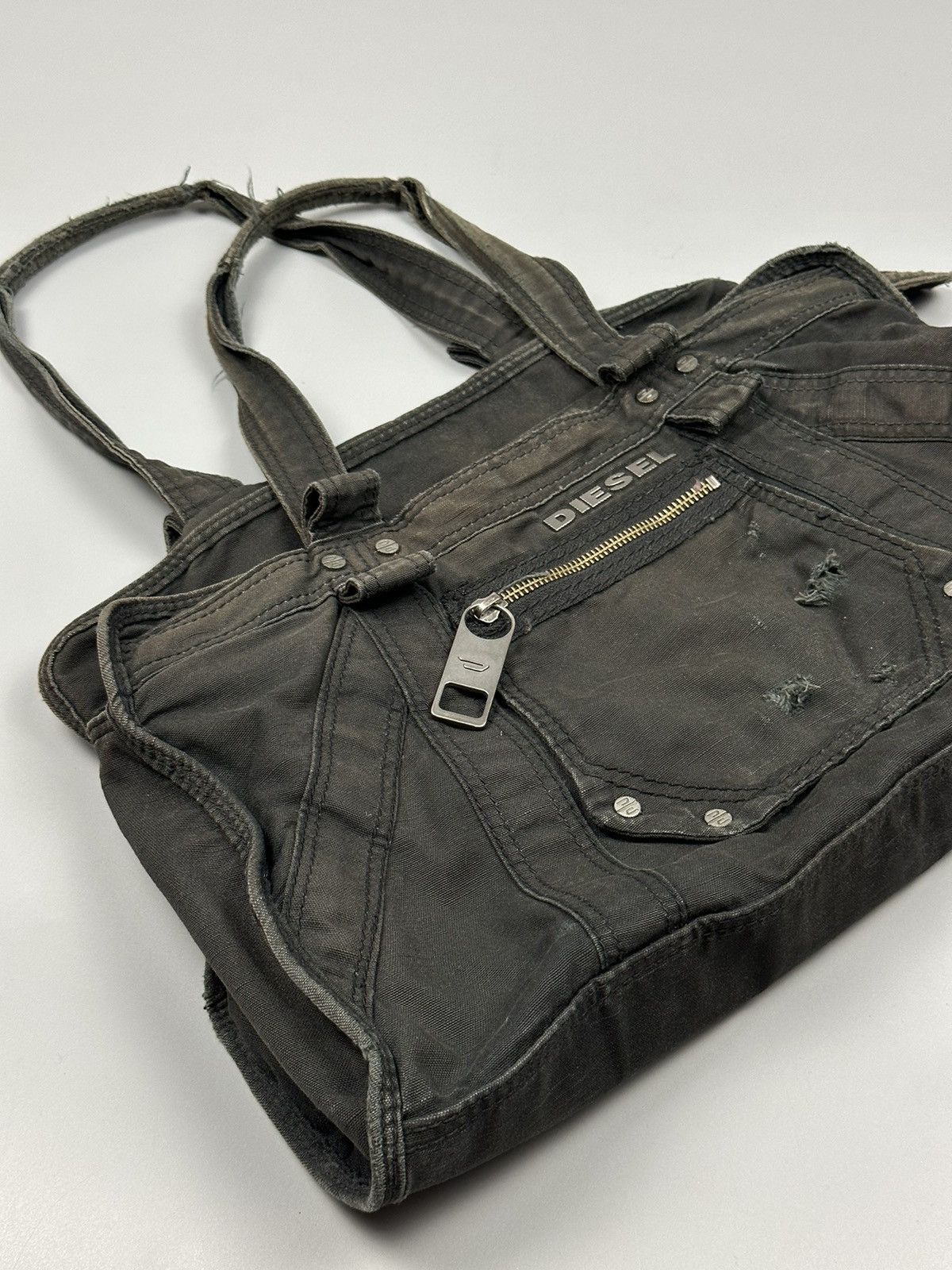 Diesel Distressed Vintage Diesel Tactical Tote Bag Size ONE SIZE - 4 Thumbnail