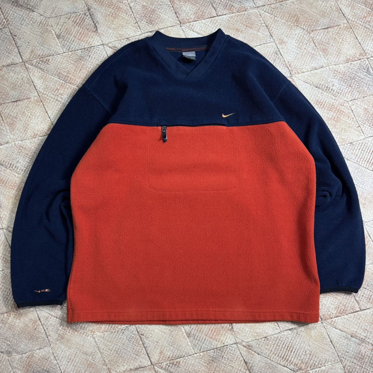 Nike × Nike ACG × Vintage Vintage Nike Fleece Sweatshirt ACG style Polar y2k winter Size US L / EU 52-54 / 3 - 2 Thumbnail