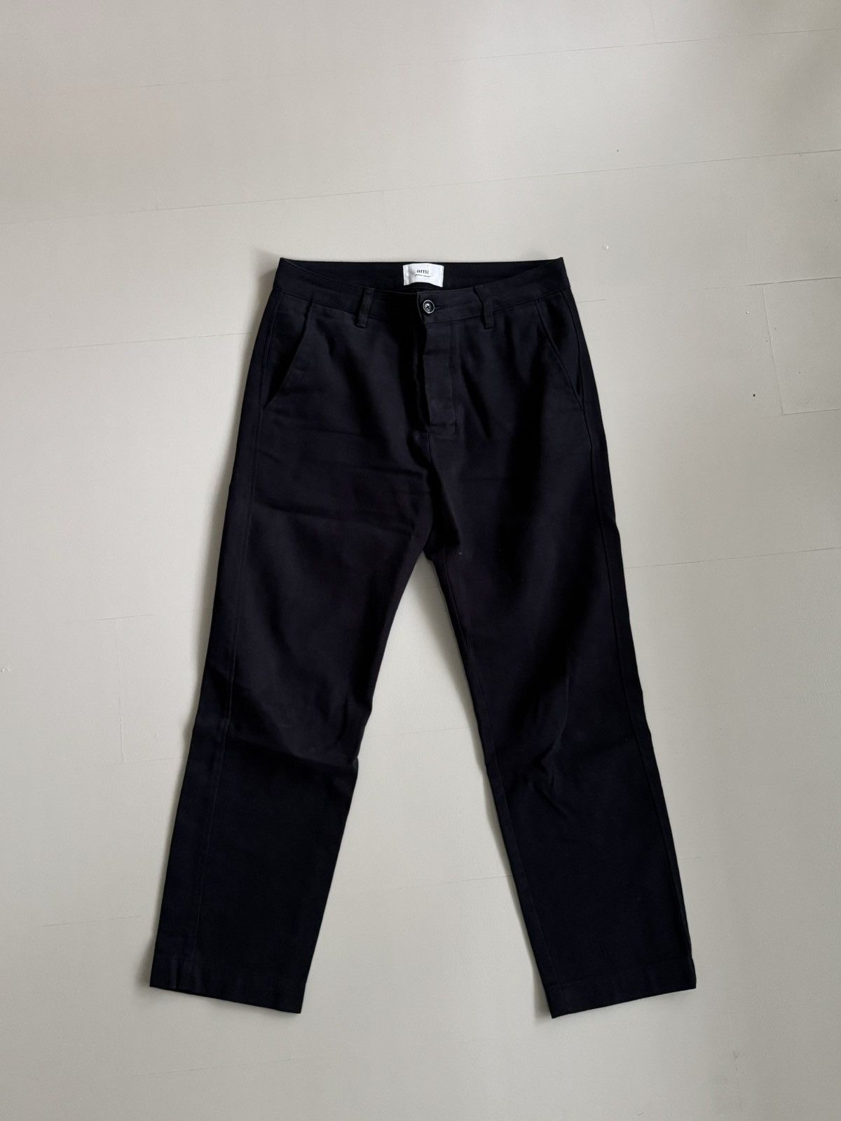 AMI AMI Cotton Twill Trousers Size US 31 - 1 Thumbnail
