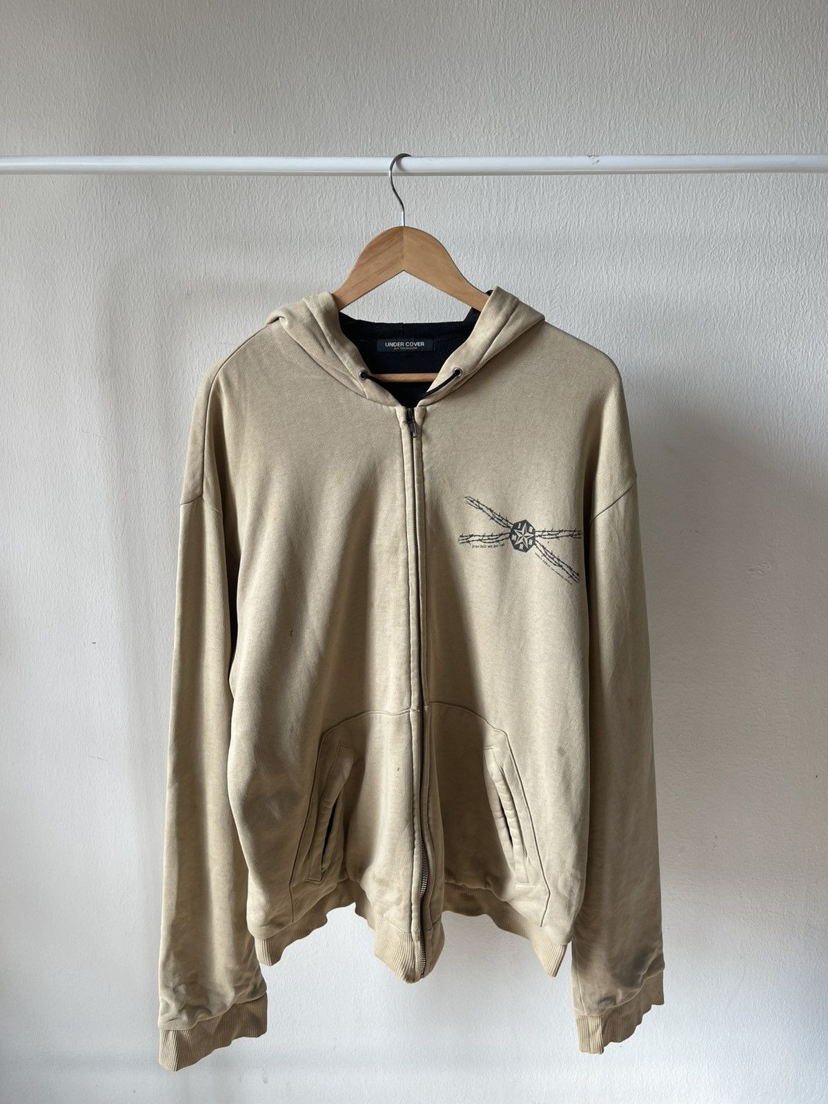 A.F.F.A. × Undercover A/W1996 Undercover 'Jesus Built My Hot Rod' Thermal Hoodie Size US XL / EU 56 / 4 - 4 Thumbnail